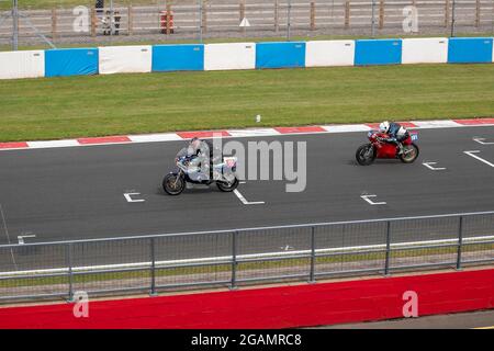 CASTLE DONINGTON, Royaume-Uni, 31 juillet 2021, Classic Motorcycle Fesitval sur le circuit de Donington Park qui a eu lieu pendant le désherbage du 31 juillet et du 1er août 2021, crédit : Gareth Tibbles Banque D'Images