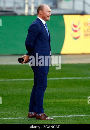 Schalk Burger avant la série Lions de Castle Lager, deuxième match de test au stade du Cap, Cape Town, Afrique du Sud. Date de la photo: Samedi 31 juillet 2021. Banque D'Images