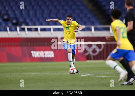 Tokyo, Giappone. 31 juillet 2021. NINO (BRA) lors des Jeux Olympiques Tokyo 2020, quart de finale des hommes de football entre le Brésil et l'Egypte le 31 juillet 2021 au stade Saitama à Saitama, Japon - photo Kishimoto/DPPI crédit: Agence photo indépendante/Alamy Live News Banque D'Images