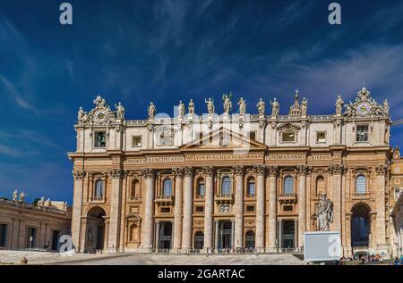 Basilique San Peters - Cité du Vatican Banque D'Images