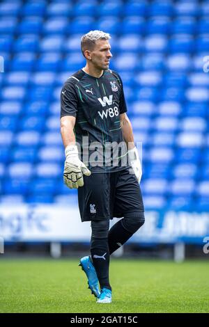 READING, ANGLETERRE - JUILLET 31: Vicente Guaita du Crystal Palace pendant la pré-saison convivial entre Reading et Crystal Palace au Madejski Stadium on Banque D'Images