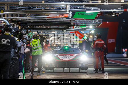 38 Barnicoat Ben (gbr), Wilkinson Oliver (gbr), Bell Rob (gbr), JOTA, McLaren 720 S GT3, STAND lors de la TotalEnergies 24 heures de Spa, 6ème tour du Fanatec GT World Challenge Europe 2021 Powered by AWS, du 28 juillet au 1er août 2021 sur le circuit de Spa-Francorchamps, A Stavelot, Belgique - photo François Flamand / DPPI Banque D'Images