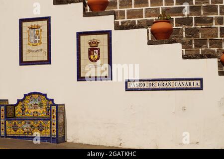 Firgas - Grande Canarie Banque D'Images