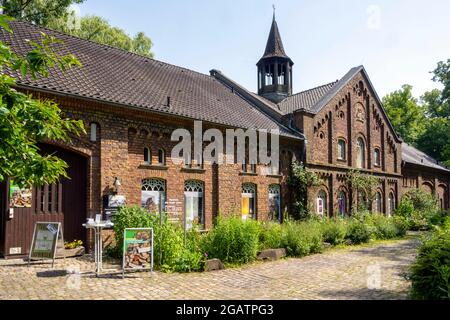 Deutschland, Nordrhein-Westfalen, Kreis Unna, Lünen, Museum der Stadt Lünen im Gesindehaus des Schloss Schwansbell Banque D'Images