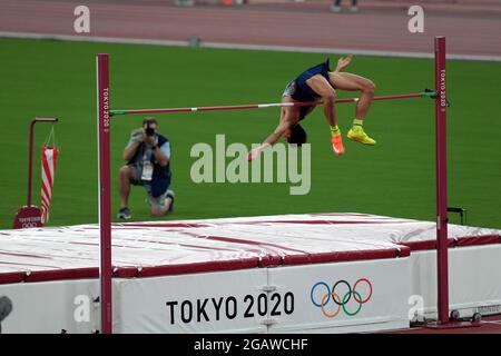 1er août 2021 ; Stade olympique, Tokyo, Japon : Tokyo 2020 Jeux Olympiques d'été jour 9 ; Banque D'Images