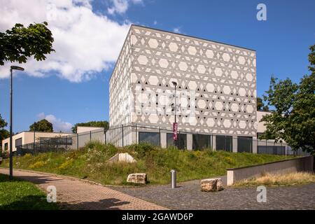 La synagogue de la communauté juive Bochum, Rhénanie-du-Nord-Westphalie, Allemagne. Die Synagoge der Juedischen Gemeinde Bochum, Nordrhein-Westfalen, Deut Banque D'Images