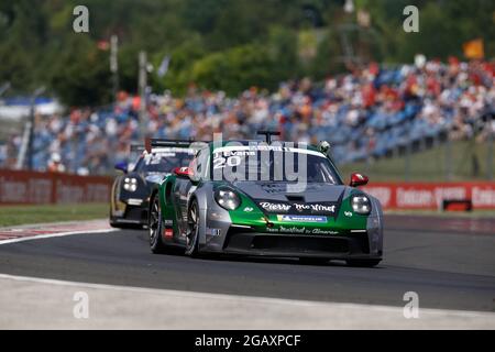 Budapest, Hongrie. 1er août 2021. # 20 Jaxon Evans (NZ, Martinet par Almeras), Porsche Mobil 1 Supercup à Hungaroring le 1er août 2021 à Budapest, Hongrie. (Photo de HOCH ZWEI) crédit: dpa/Alay Live News Banque D'Images