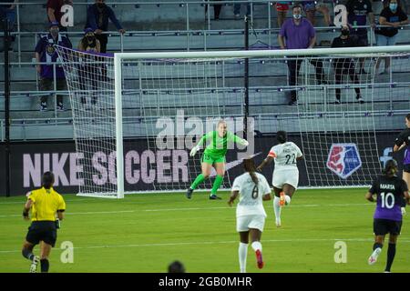 Orlando, Floride, États-Unis, 14 avril 2021, Gotham FC face à l'Orlando Pride au stade Exploria (photo : Marty Jean-Louis) Banque D'Images