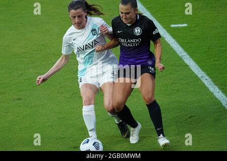 Orlando, Floride, États-Unis, 14 avril 2021, Gotham FC face à l'Orlando Pride au stade Exploria (photo : Marty Jean-Louis) Banque D'Images