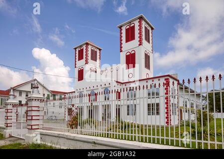 Cœur sacré Église catholique romaine sur High Street à Georgetown Guyane Amérique du Sud Banque D'Images