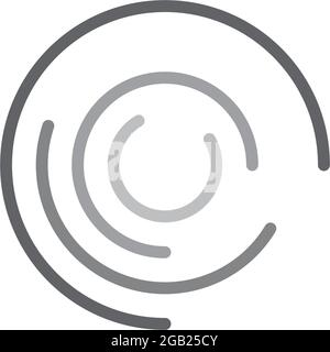 Chargement du modèle vectoriel de conception de logo d'icône Illustration de Vecteur