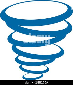 Modèle vectoriel de conception de logo Hurricane Illustration de Vecteur