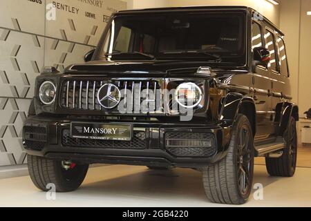 Kiev, Ukraine - 3 mai 2019: Mercedes G Mansory dans la ville Banque D'Images