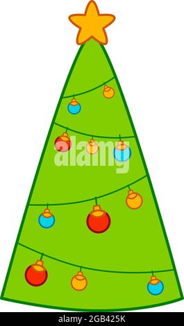 Clip art dessins animés de Noël illustration vectorielle de la clipart de Sock Illustration de Vecteur