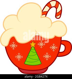 Clip art dessins animés de Noël illustration vectorielle de la clipart de Sock Illustration de Vecteur