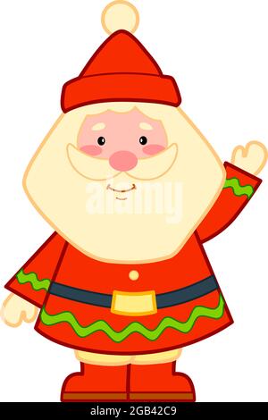 Clip art dessins animés de Noël illustration vectorielle de la clipart de Sock Illustration de Vecteur