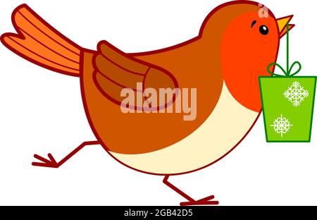 Clip art dessins animés de Noël illustration vectorielle de la clipart de Sock Illustration de Vecteur