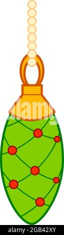 Clip art dessins animés de Noël illustration vectorielle de la clipart de Sock Illustration de Vecteur