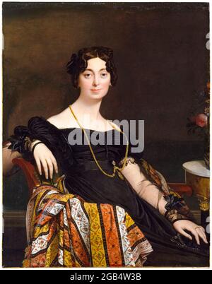 Jean Auguste Dominique Ingres, Madame Jacques-Louis Leblanc, ('Françoise Poncelle, 1788–1839'), portrait, 1823 Banque D'Images