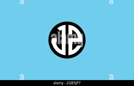 Modèle de logo vectoriel lettre Mark abstrait JZ et ZJ J ou Z pour les entreprises Illustration de Vecteur