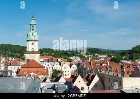 Jelenia Góra, Voïvodeship de Silésie inférieur, dans le sud-ouest de la Pologne Banque D'Images