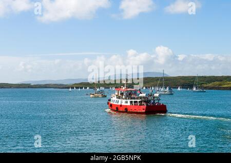 Sherkin Island Ferry, Baltimore, West Cork, Irlande. Banque D'Images