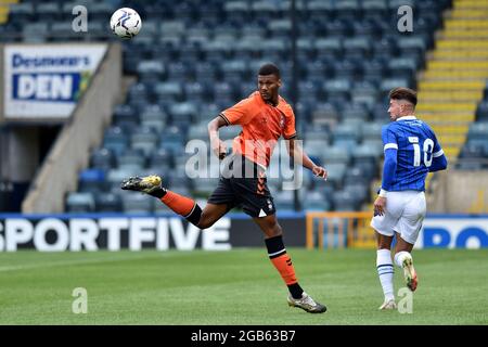 ROCHDALE, ROYAUME-UNI. 30 JUILLET Kyle Jameson d'Oldham Athletic lors du match amical d'avant-saison entre Rochdale et Oldham Athletic au stade Spotland, Rochdale, le vendredi 30 juillet 2021. (Credit: Eddie Garvey | MI News) Credit: MI News & Sport /Alay Live News Banque D'Images