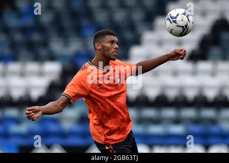 ROCHDALE, ROYAUME-UNI. 30 JUILLET Kyle Jameson d'Oldham Athletic lors du match amical d'avant-saison entre Rochdale et Oldham Athletic au stade Spotland, Rochdale, le vendredi 30 juillet 2021. (Credit: Eddie Garvey | MI News) Credit: MI News & Sport /Alay Live News Banque D'Images