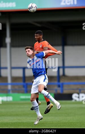 ROCHDALE, ROYAUME-UNI. 30 JUILLET Kyle Jameson d'Oldham Athletic lors du match amical d'avant-saison entre Rochdale et Oldham Athletic au stade Spotland, Rochdale, le vendredi 30 juillet 2021. (Credit: Eddie Garvey | MI News) Credit: MI News & Sport /Alay Live News Banque D'Images