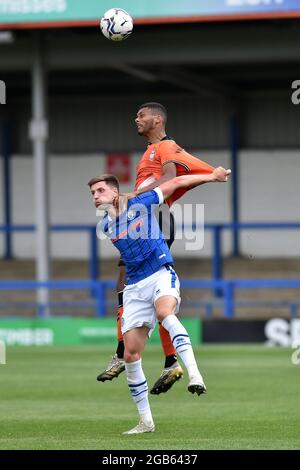 ROCHDALE, ROYAUME-UNI. 30 JUILLET Kyle Jameson d'Oldham Athletic lors du match amical d'avant-saison entre Rochdale et Oldham Athletic au stade Spotland, Rochdale, le vendredi 30 juillet 2021. (Credit: Eddie Garvey | MI News) Credit: MI News & Sport /Alay Live News Banque D'Images