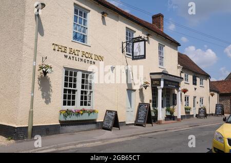 The Fat Fox Inn, Watlington, Oxfordshire Banque D'Images