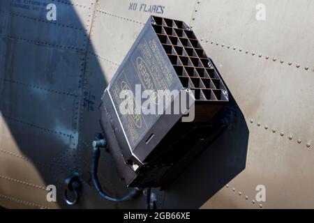 Kaposujlak, Hongrie - 5 juin 2021 : distributeur à usage général de l'hélicoptère MILITAIRE M130 DE L'ARMÉE AMÉRICAINE. Aviation et rotorcraft. Transport et transport aérien. Milita Banque D'Images