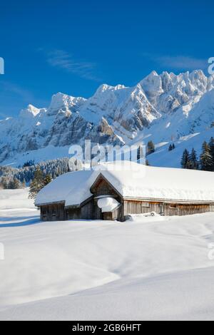 Géographie / Voyage, Suisse, massif de l'Alpstein, Appenzell, NON-USAGE-EXCLUSIF POUR CARTE-DE-VŒUX-CARTE-POSTALE-USAGE Banque D'Images