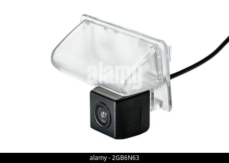 caméra arrière de voiture avec plafond transparent Banque D'Images