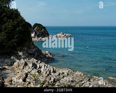 Lee Bay , North Devon, Royaume-Uni Banque D'Images