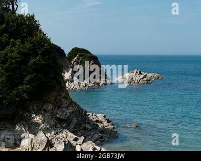 Lee Bay , North Devon, Royaume-Uni Banque D'Images