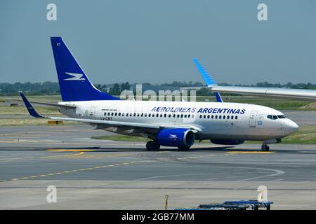 Aerolíneas Argentinas (la plus grande compagnie aérienne d'Argentine), Boeing 737-700 Banque D'Images