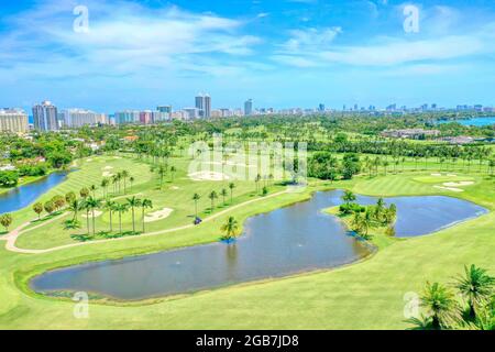 Club de golf de Miami Beach Banque D'Images