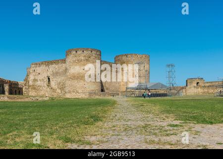 Forteresse Bilhorod-Dnistrovskyi anciennement connue sous le nom d'Akkerman sur la côte de la mer Noire, en Ukraine Banque D'Images