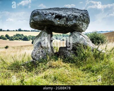 Devil's Den près de Marlborough dans le Wiltshire. Banque D'Images