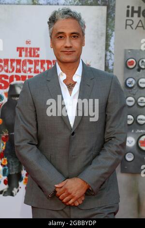 2 août 2021, Westwood, CA, Etats-Unis: LOS ANGELES - 2 AOÛT: Taika Waititi à la première de l'escouade suicide au Village Theatre le 2 août 2021 à Westwood, CA (Credit image: © Kay Blake/ZUMA Press Wire) Banque D'Images