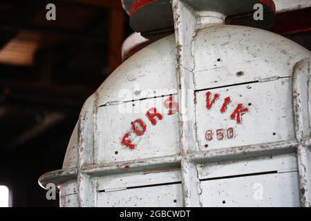 L'usine de Forsvik est aujourd'hui un patrimoine industriel à Forsvik, municipalité de Karlsborg. À l'usine, plusieurs activités industrielles différentes ont été menées depuis 600 ans. Banque D'Images