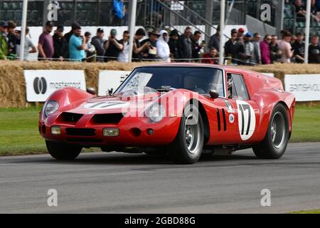 Emanuele Pirro, Ferrari 250 GT SWB, Breadvan, Early Endurance Racers, The Maestros - Motorsport's Great All-coovers, Goodwood Festival of Speed, Good Banque D'Images