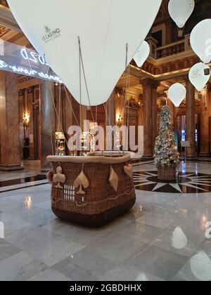 À l'intérieur du Casino Monte-Carlo à Monaco Banque D'Images