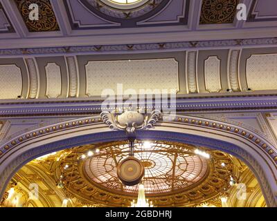 À l'intérieur du Casino Monte-Carlo à Monaco Banque D'Images