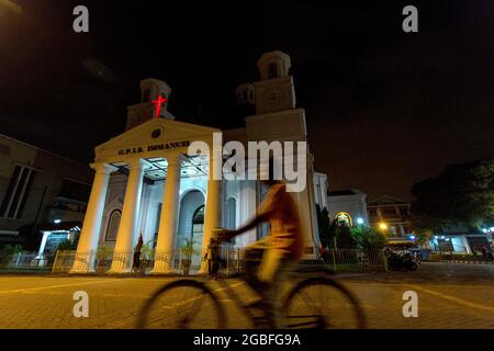 Gereja Blenduk Semarang Gereja Blenik Kadang Kadang Dieja Gereja Bleng Dan Seringkali Dilafazkan Sebagai Mblendhug Adalah Gereja Kristen Tertua D Photo Stock Alamy