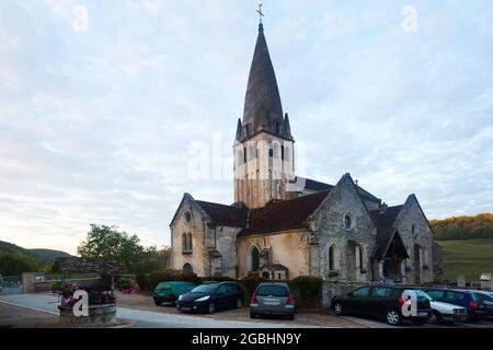 Ancienne église de Bligny-sur-Ouche, France Banque D'Images