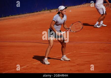 Qatar Telecom German Open 2008 - Justine Henin Banque D'Images