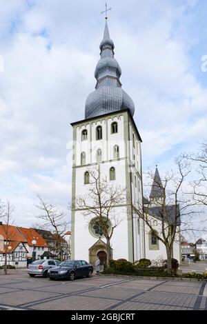 Eglise Saint-Marien, Lippstadt, Rhénanie-du-Nord-Westphalie, Allemagne, Europe Banque D'Images