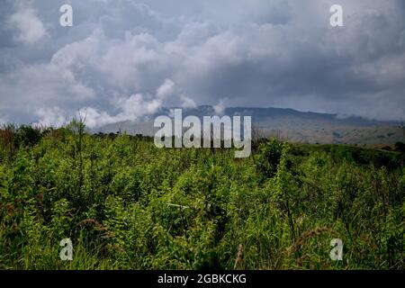 Volcan Tambora à Sumbawa Insland, Indonésie Banque D'Images